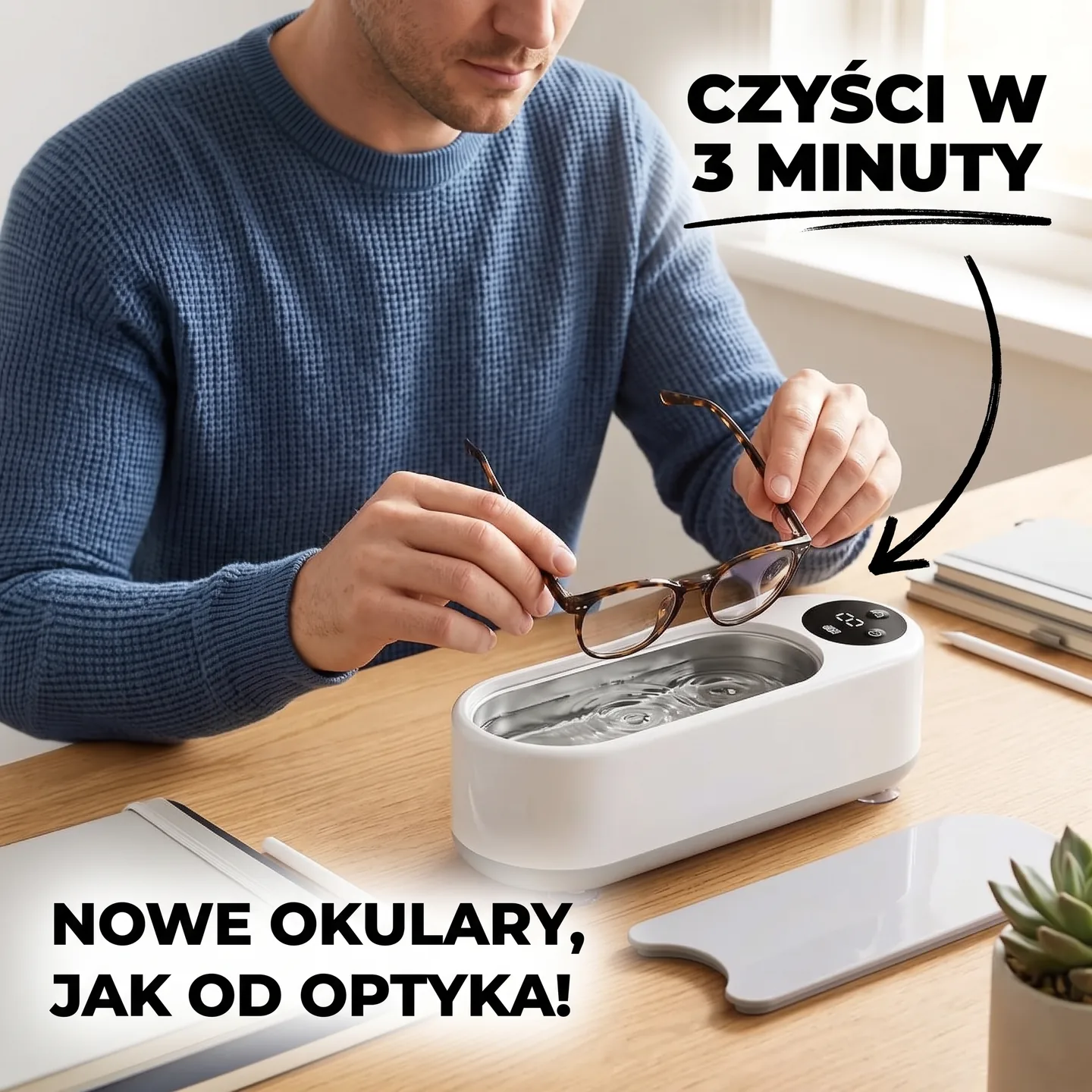 Stacja Myjąca do Okularów UltraWave